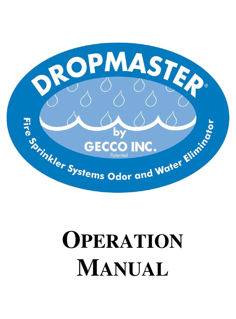 Gecco DROPMASTER Mini E Operation manual