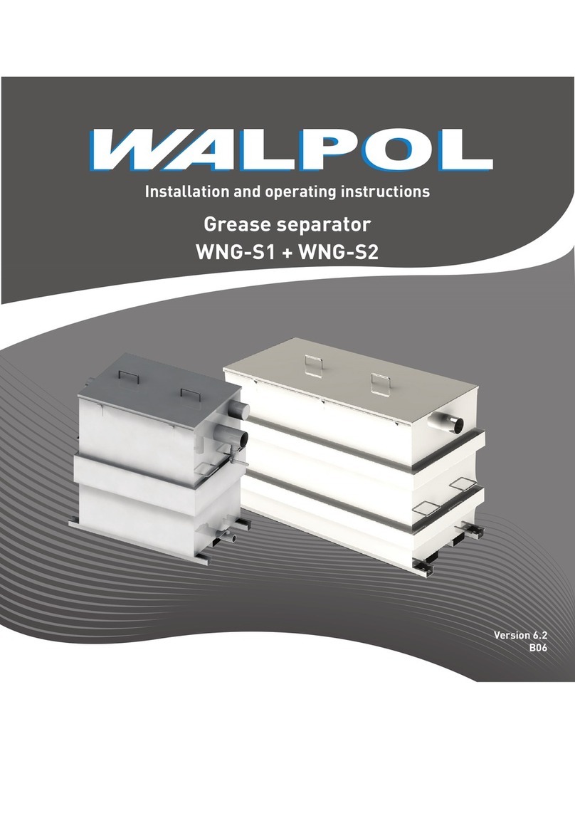WALPOL WNG-S1 Installation and operating instructions