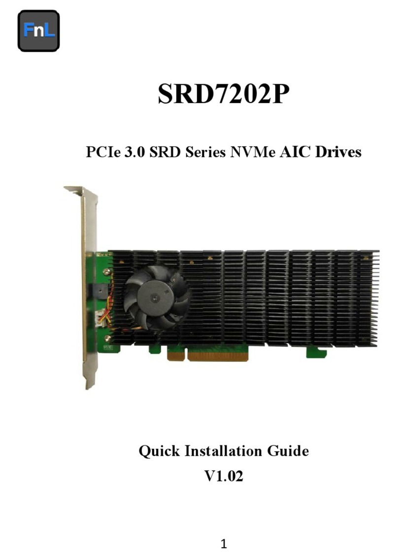 FnL SRD7202P Quick installation guide