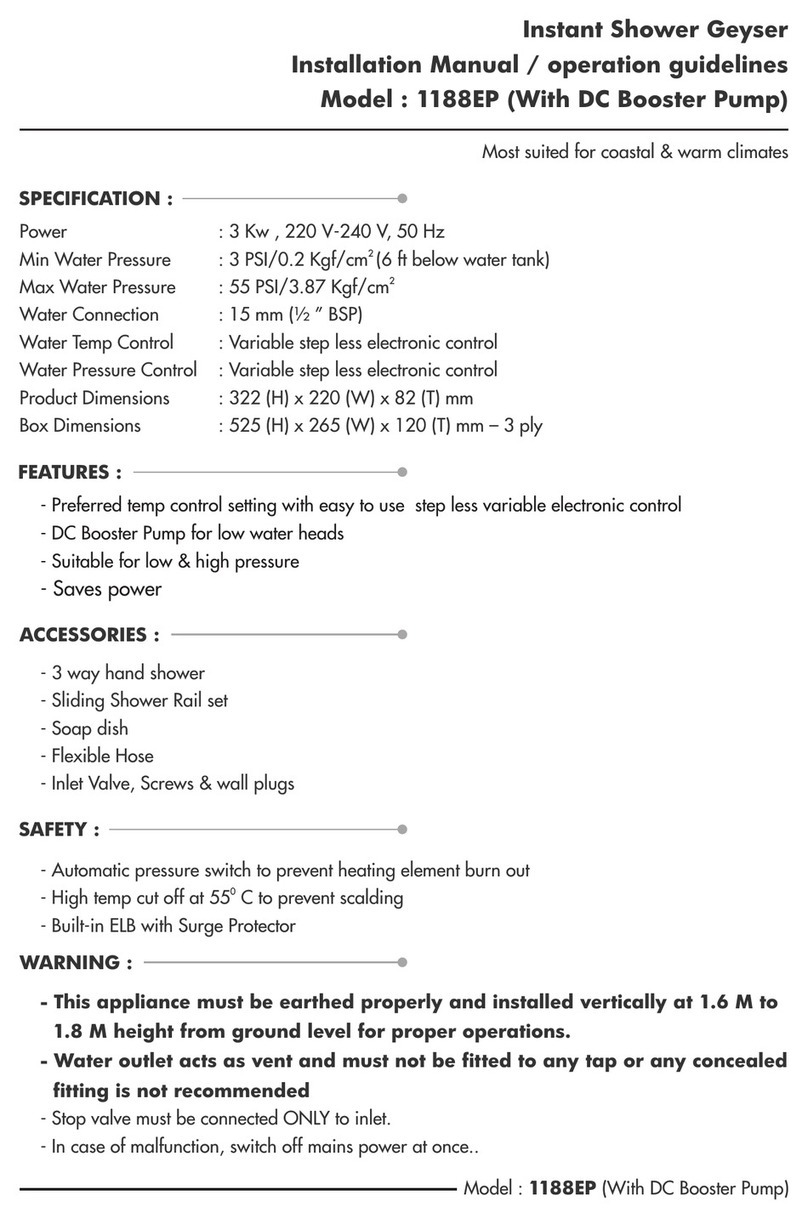 Balgo 1188EP installation manual