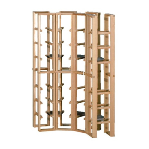 Koolr red rack CURVED CORNER F04 A User manual