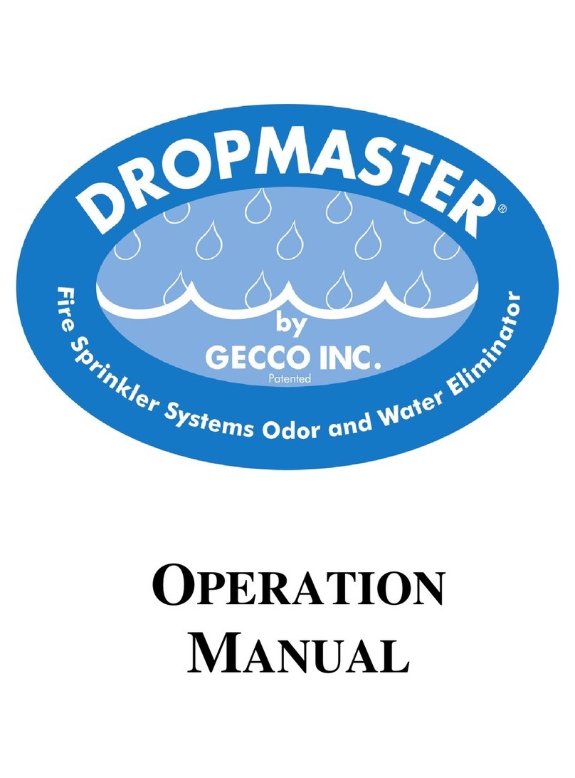 Gecco Dropmaster DM12 Operation manual