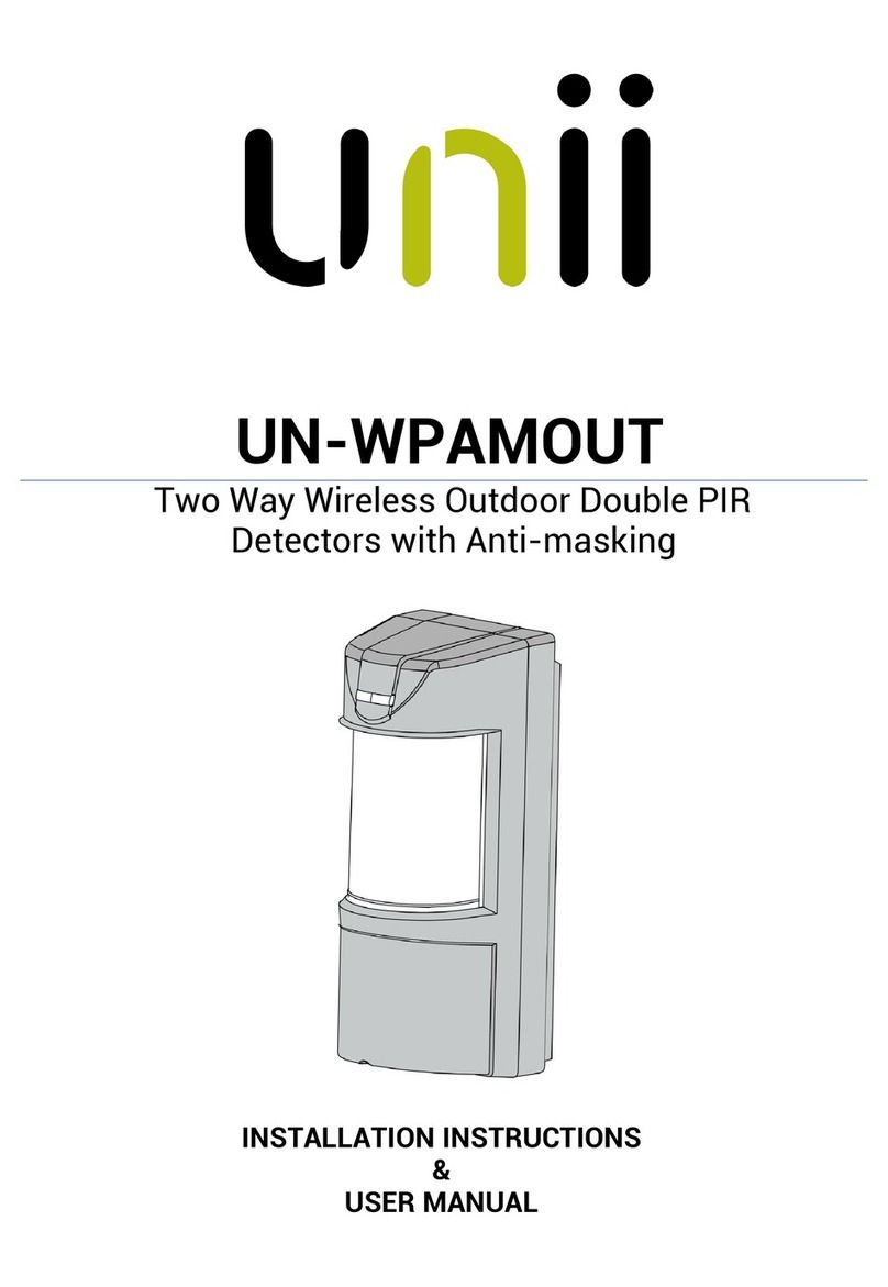 unii UN-WPAMOUT Installation instructions & user manual