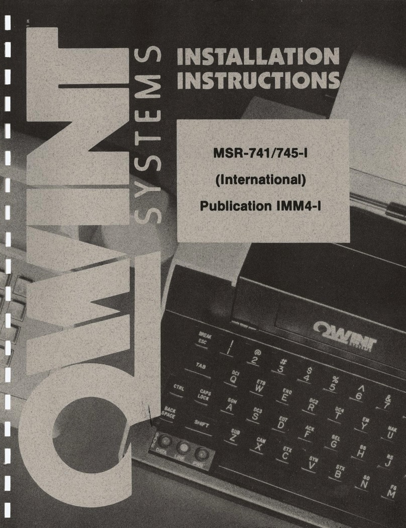 QWINT MSR742-I User manual