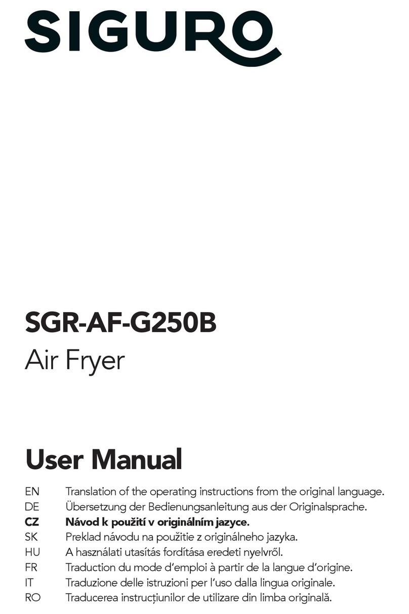 SIGURO SGR-AF-G250B user manual