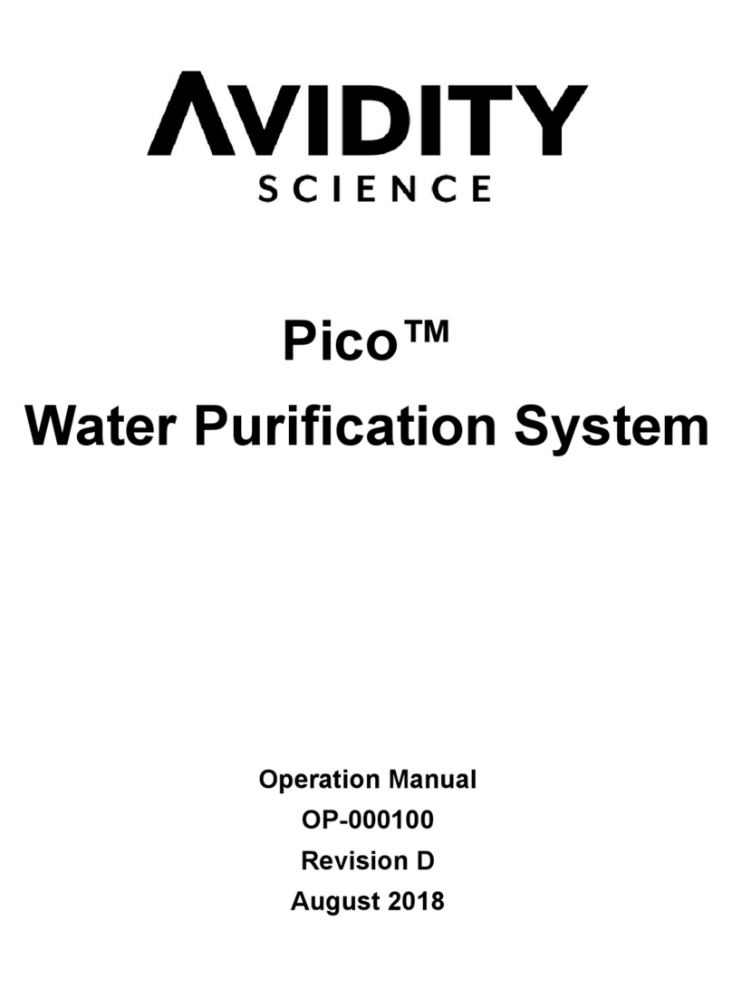 Avidity Science Pico PICO10T2 Operation manual