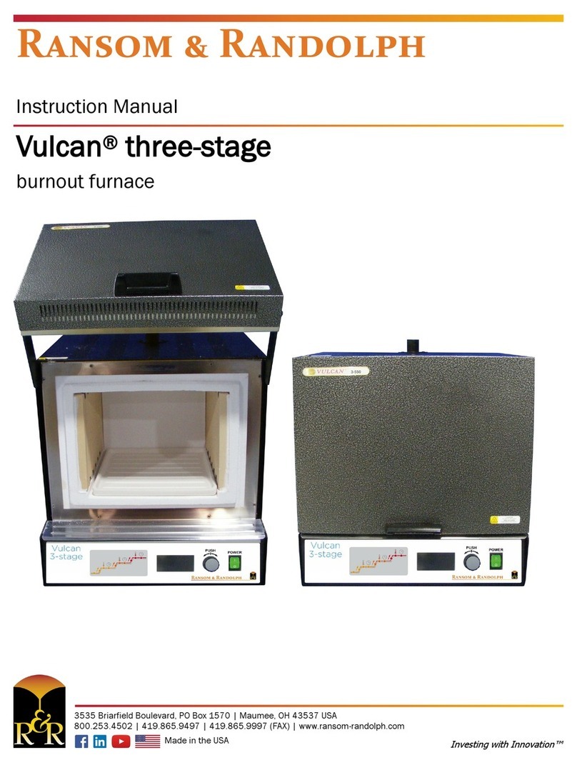 RANSOM & RANDOLPH Vulcan instruction manual