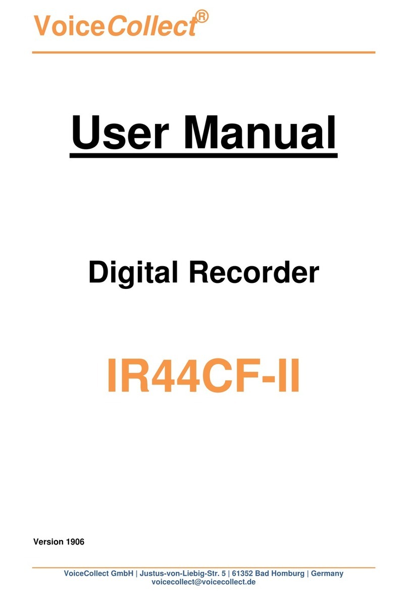 VoiceCollect IR44CF-II user manual