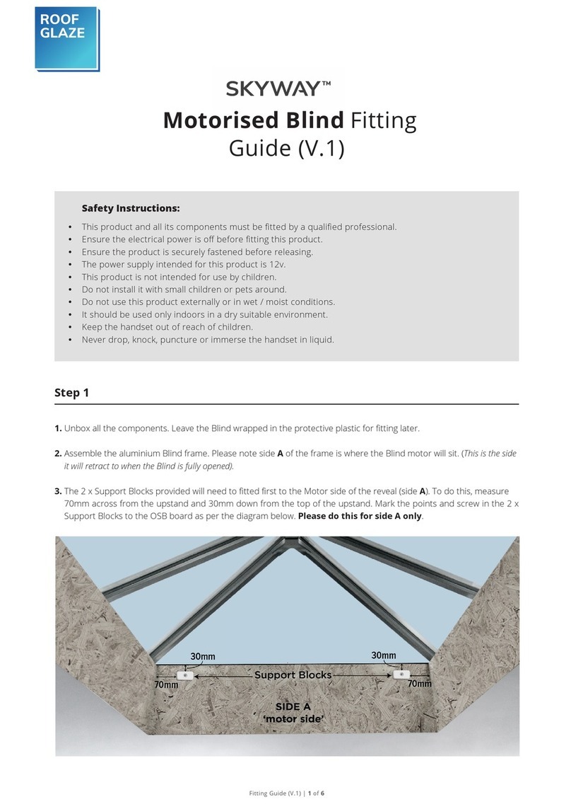ROOF GLAZE SKYWAY Fittings guide