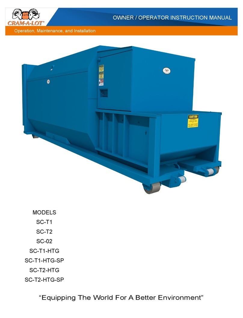CRAM-A-LOT SC-T1 Operator's instruction manual