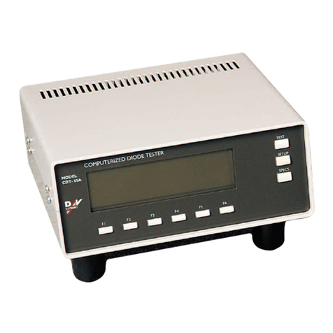 D&V Electronics CDT-65A Operation manual