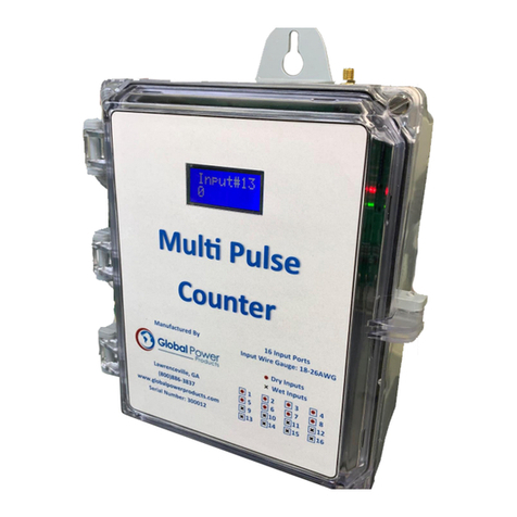 Global Power Products Multi Pulse Counter Installation & operation manual