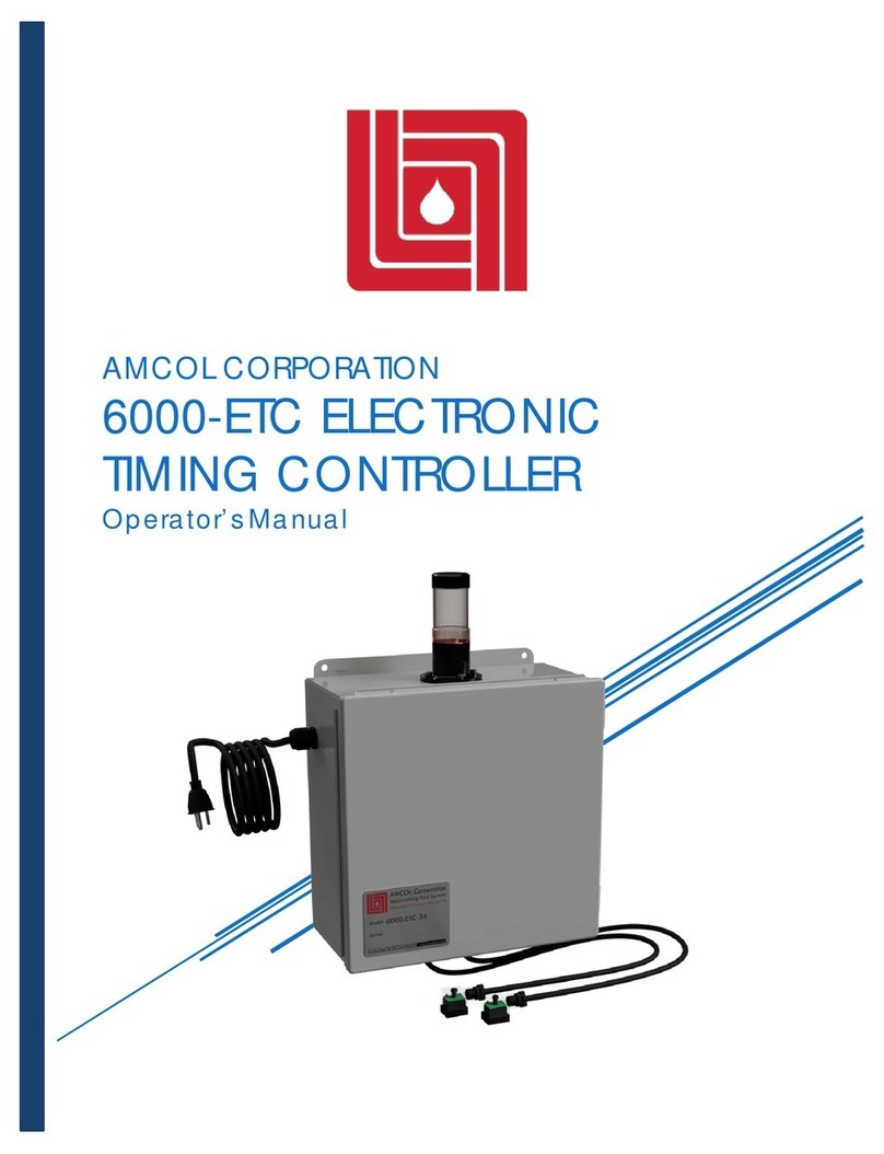 AMCOL 6000-ETC Operator's manual