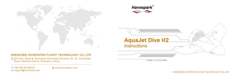 Havospark AquaJet Dive H2 instructions