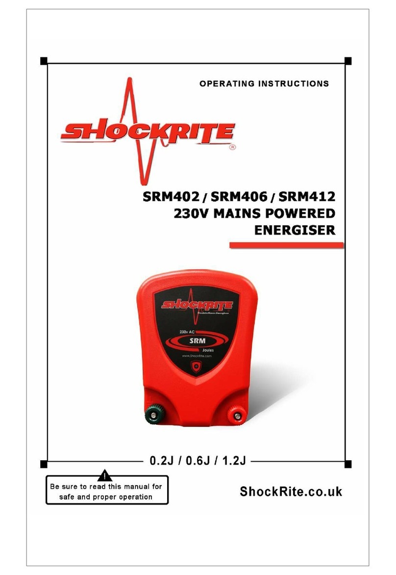 shockrite SRM402 operating instructions