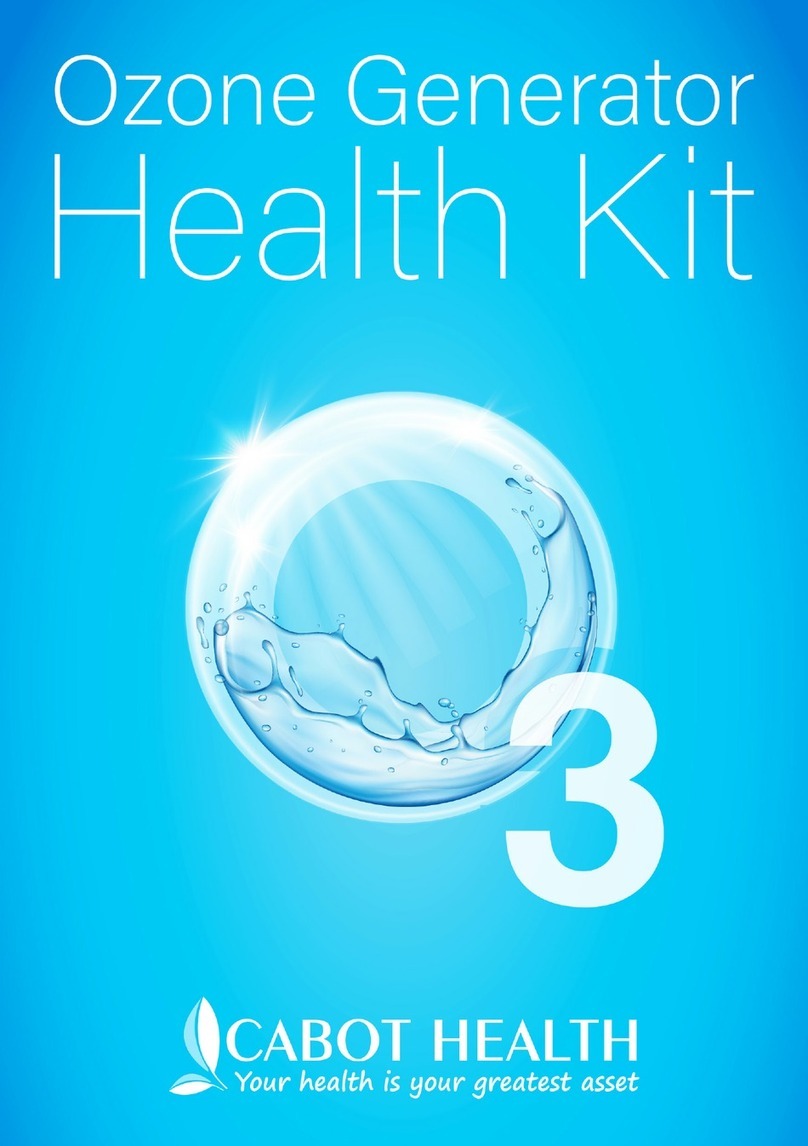 Cabot Health Ozone Generator Kit User manual