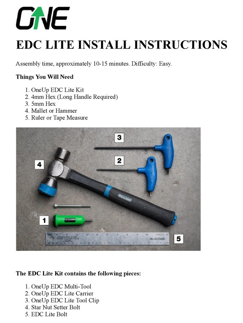 oneup EDC LITE Configuration guide