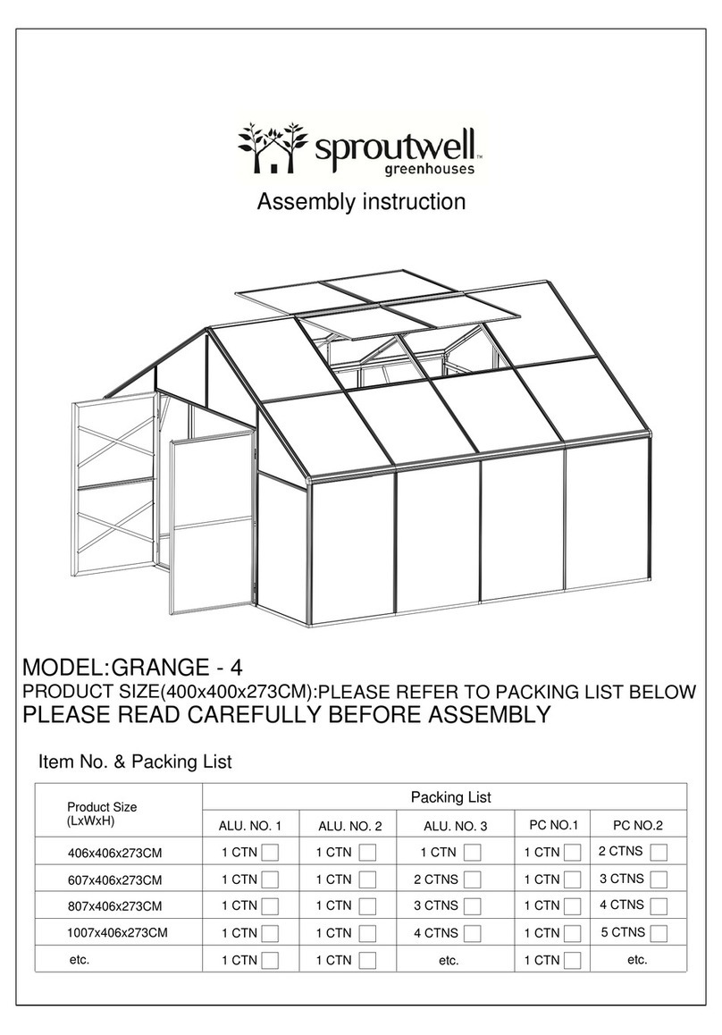Sproutwell GRANGE-4 User manual Sproutwell GRANGE-4 User manual