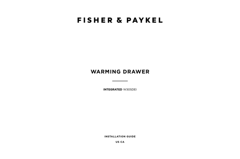 Fisher & Paykel W30SDEI User manual Fisher & Paykel W30SDEI User manual