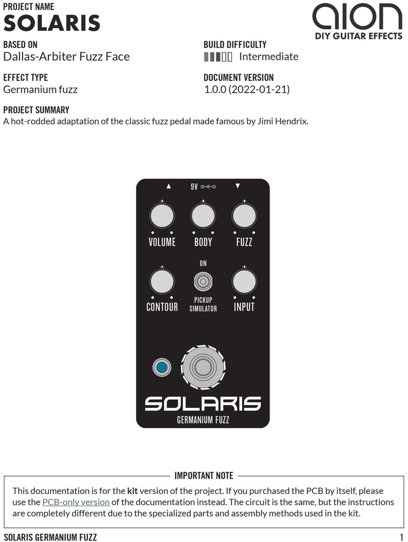 alon SOLARIS manual