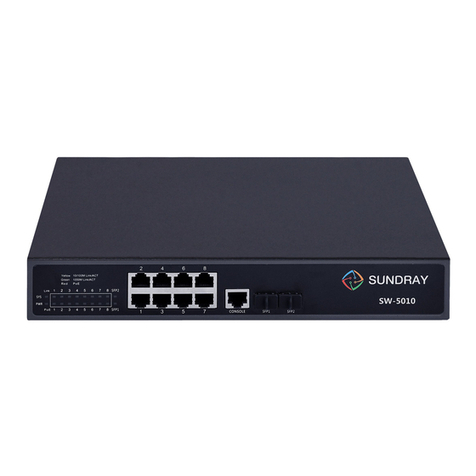 SUNDRAY SW-5010 user manual