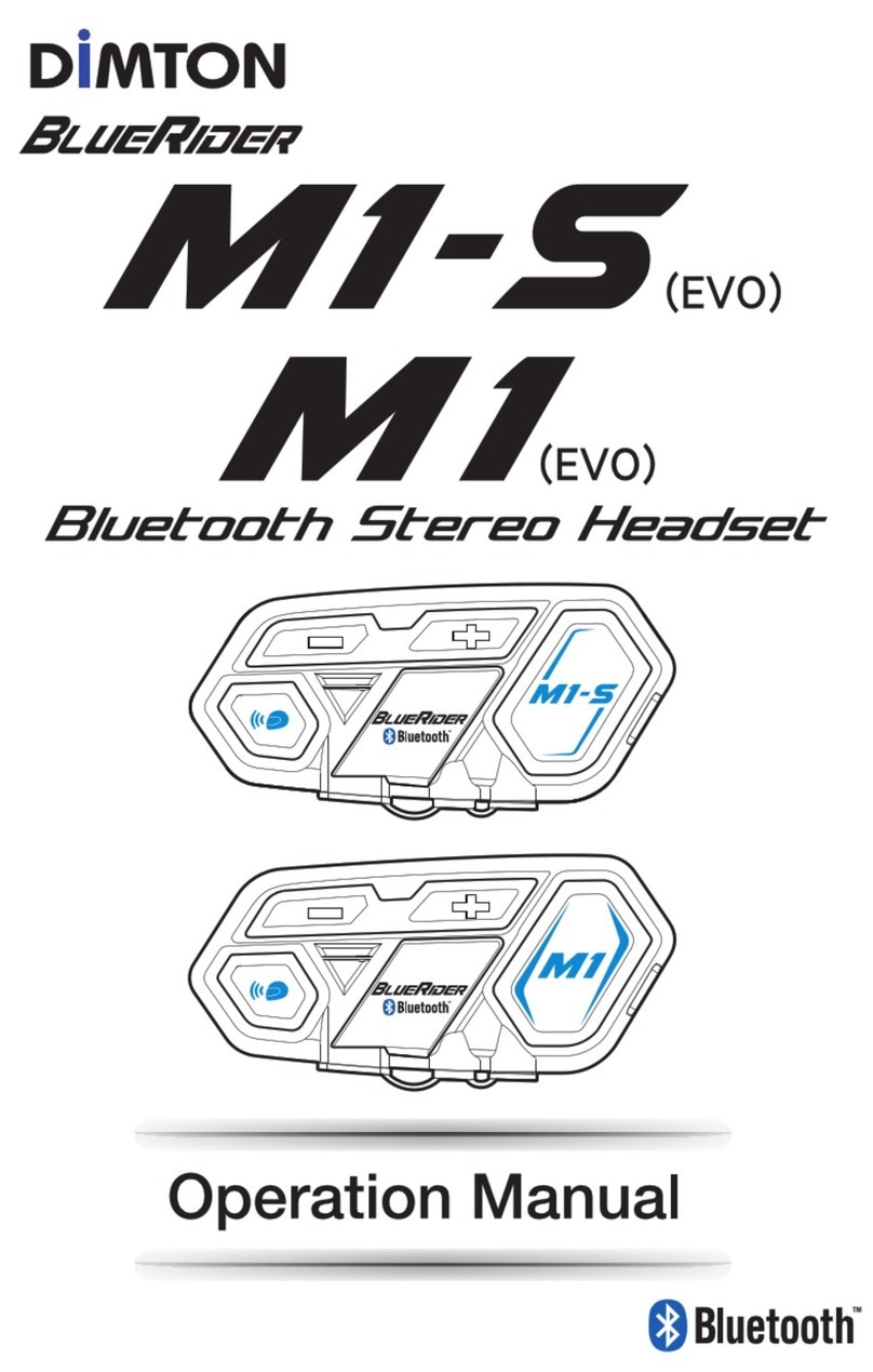 Dimton BlueRider M1-S Operation manual