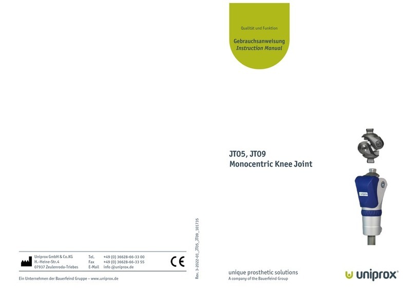 uniprox JT05 instruction manual