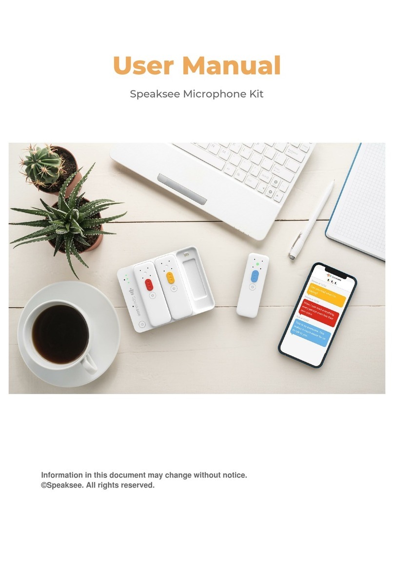 Speaksee Microphone Kit user manual