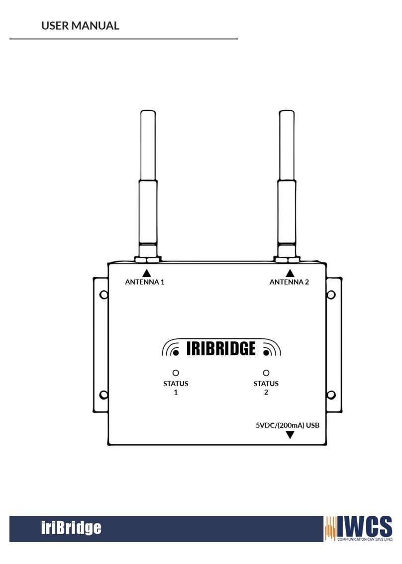 IWCS iriBridge IR-20-1060-01 user manual