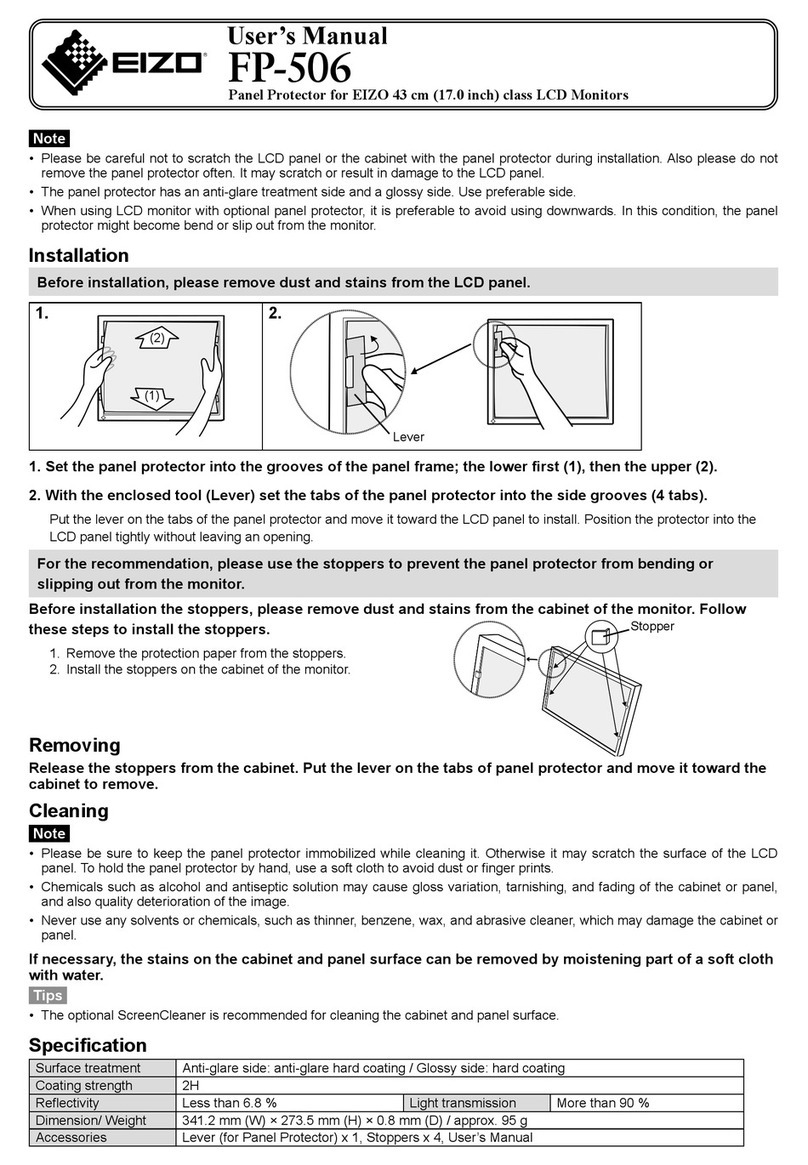 Eizo FP-506 user manual