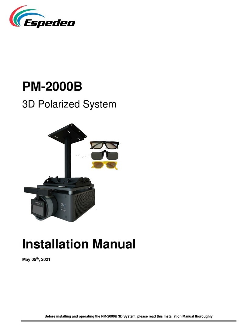 Espedeo PM-2000B installation manual