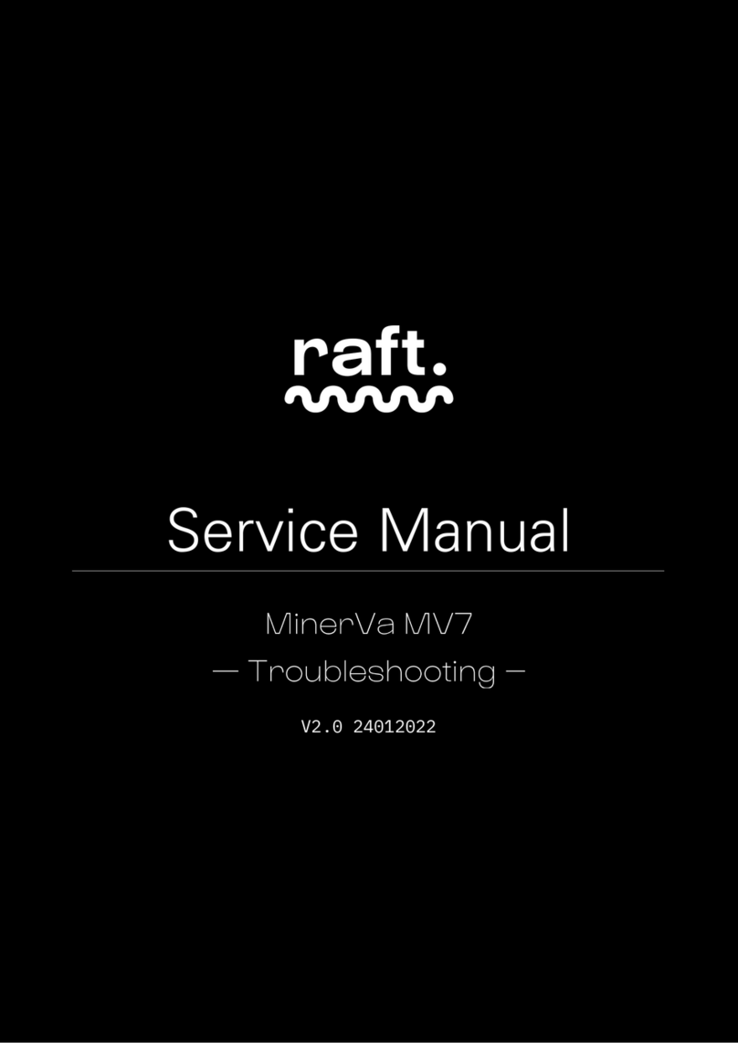 Raft MinerVa MV7 User manual
