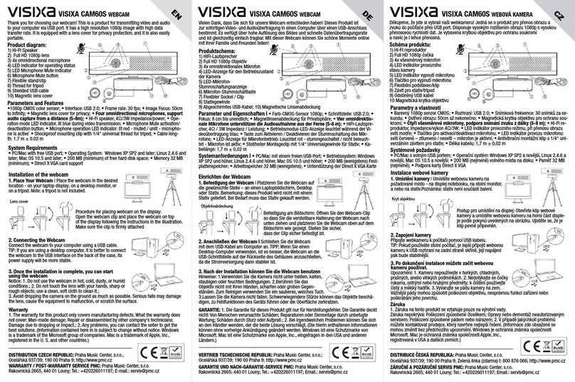 Visixa CAM60S quick start guide