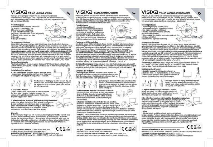 Visixa CAM50L quick start guide