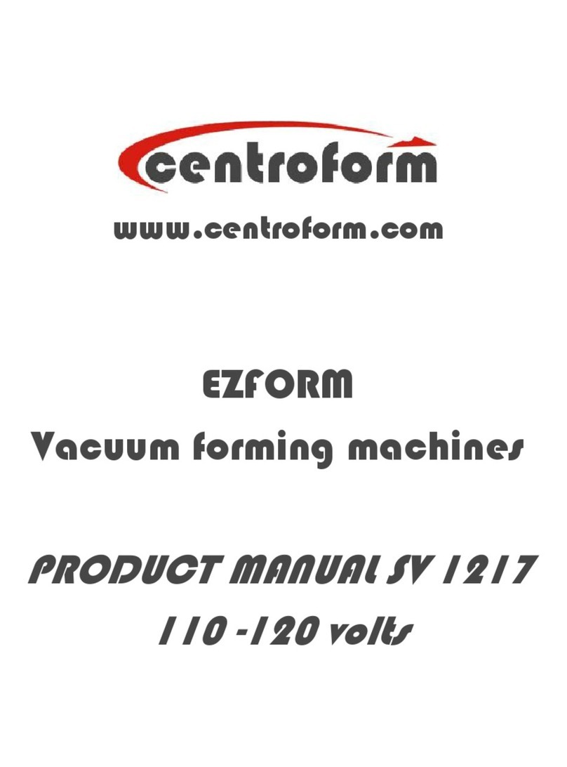 Centroform EZFORM SV 1217 product manual