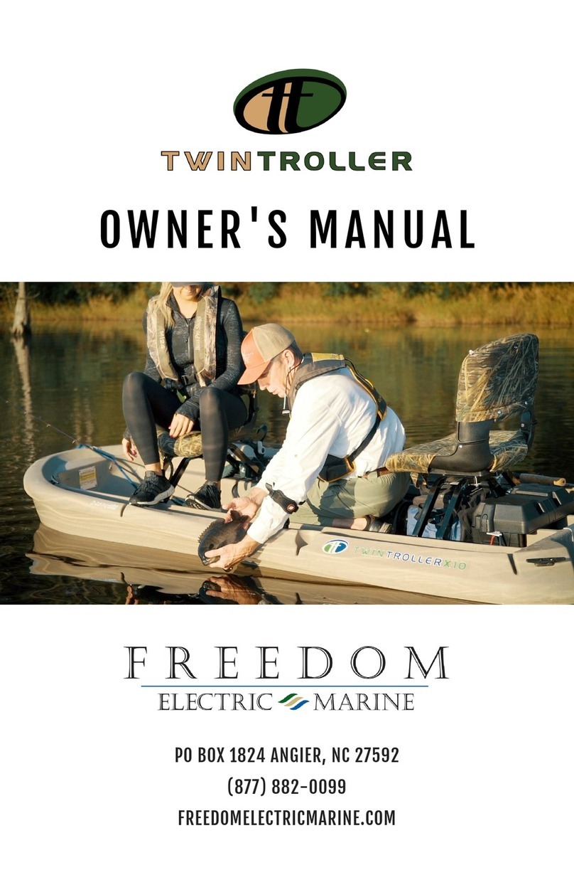 Freedom Electric Marine Twin Troller owner's manual