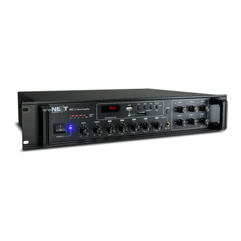 next audiocom MX350 User manual