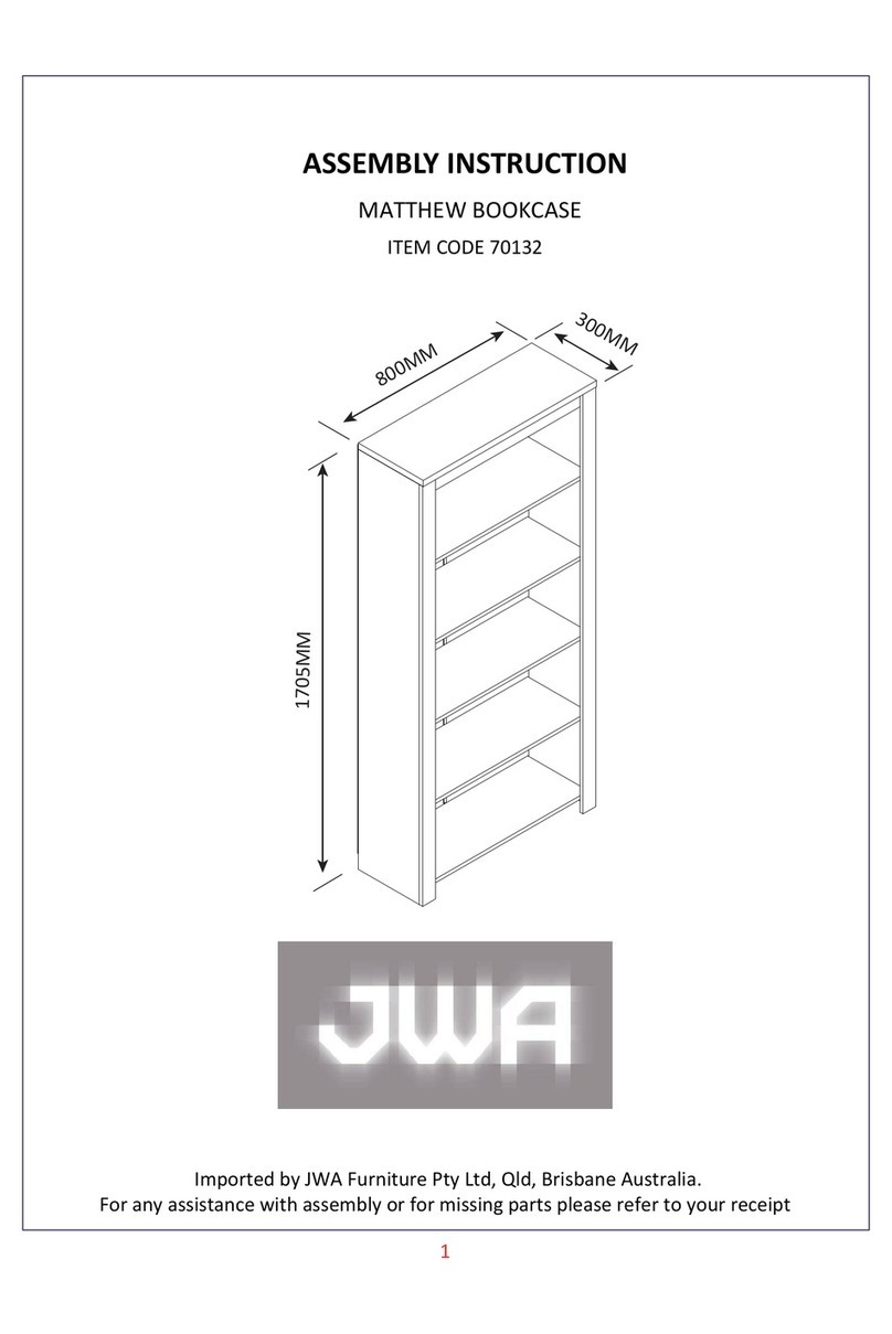 JWA MATTHEW 70132 Assembly instruction JWA MATTHEW 70132 Assembly instruction