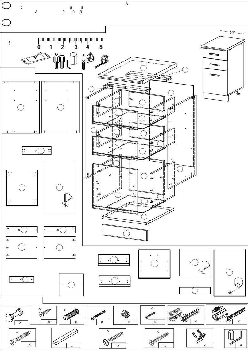 Expomob Yasmin Kitchen HG Assembly instructions