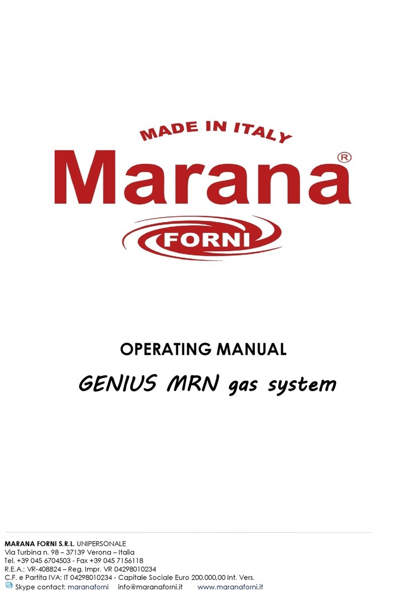 MARANA Forni GENIUS MRN User manual