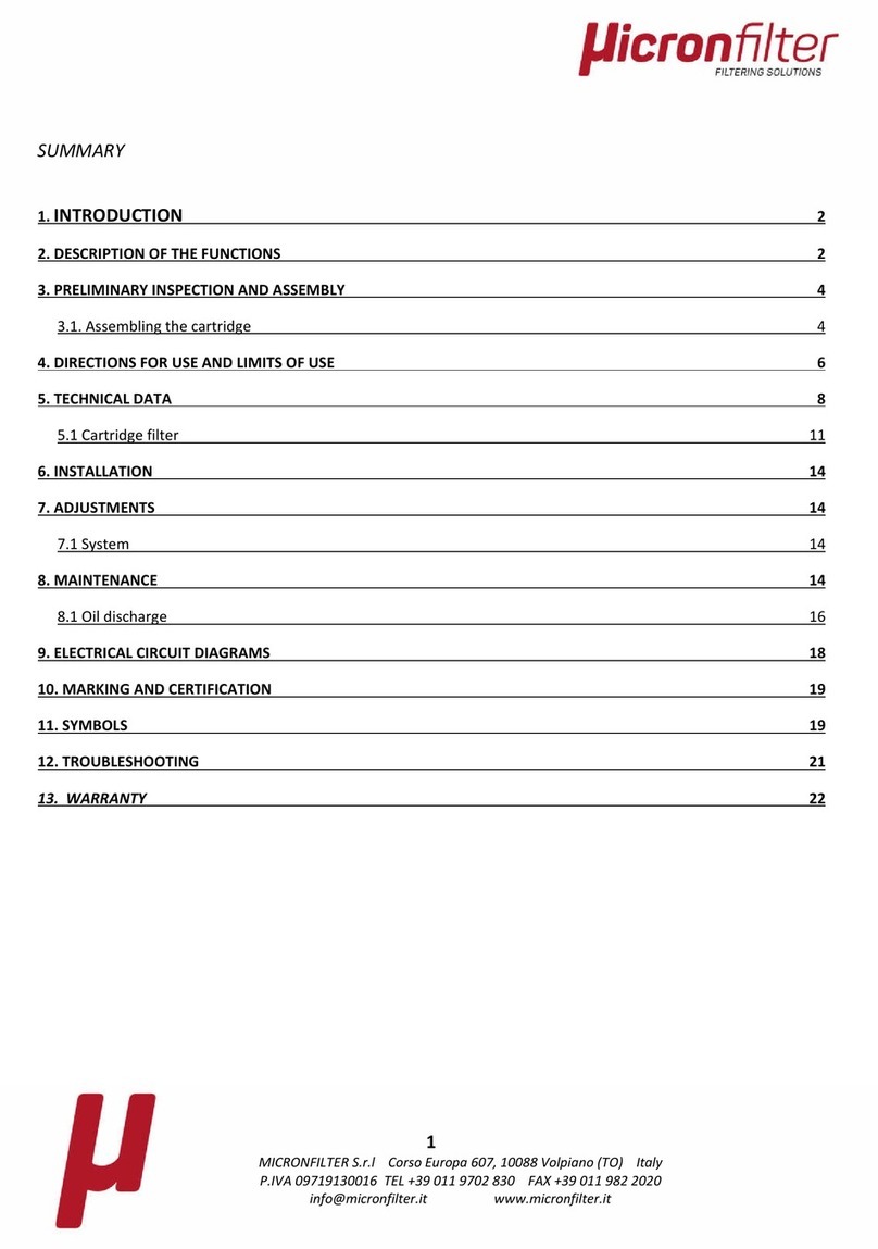 Micronfilter ECOTECH manual