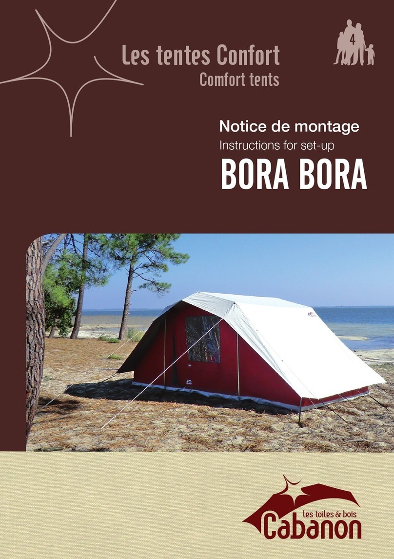 Cabanon BORA BORA Instructions for setup