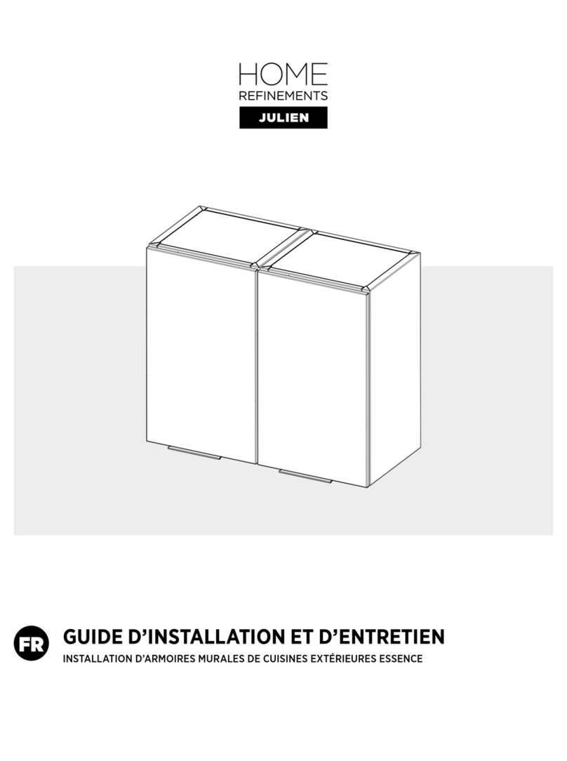 HOME REFINEMENTS JULIEN Installation and maintenance guide