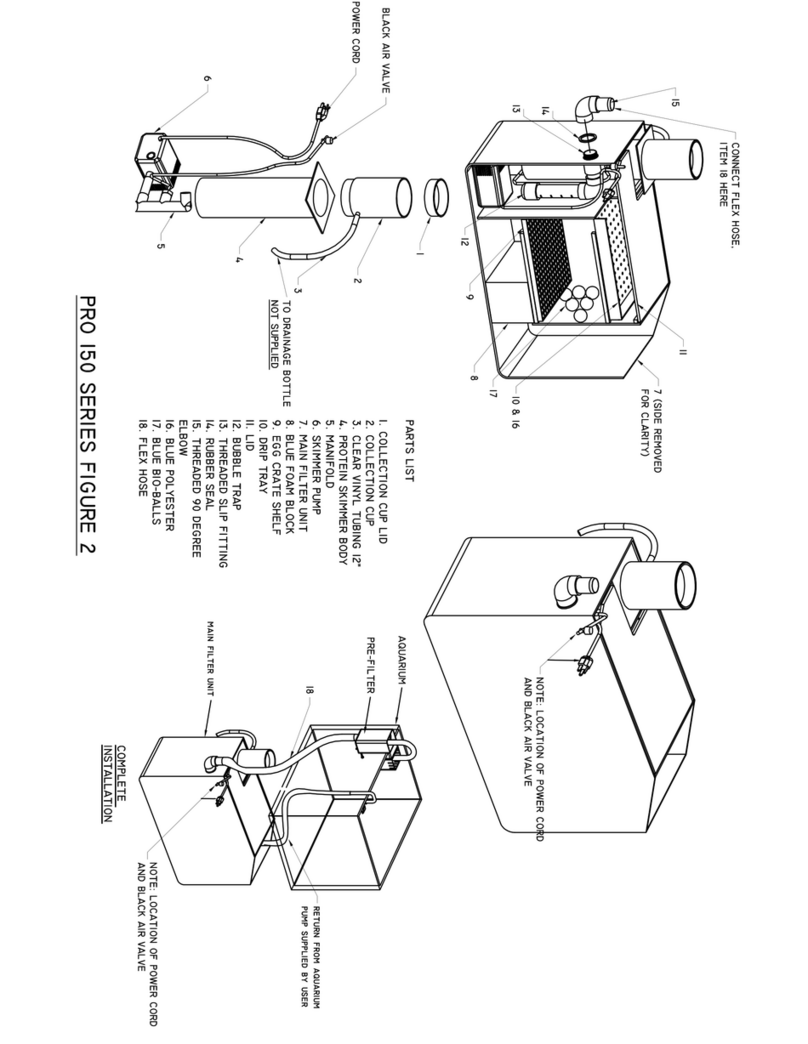 Pro Clear Aquatic Systems Pro 150 Series Assembly and installation instructions