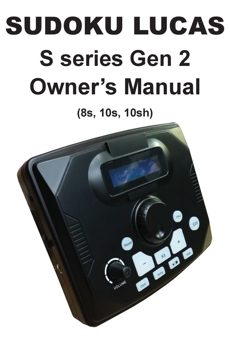 SUDOKU LUCAS S Series owner's manual
