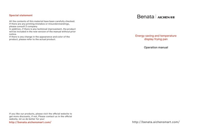 Benata AICHEN Operation manual