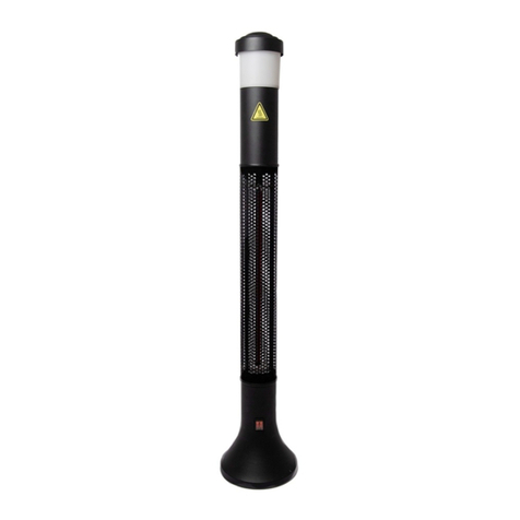 islandspring IS-HEAT-LED Operating/safety instructions