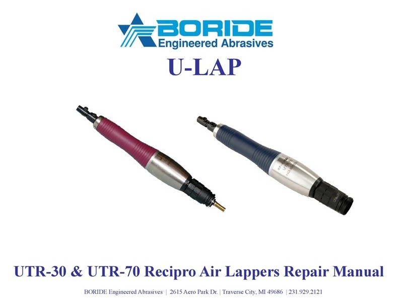 Boride U-LAP UTR-30 Repair manual