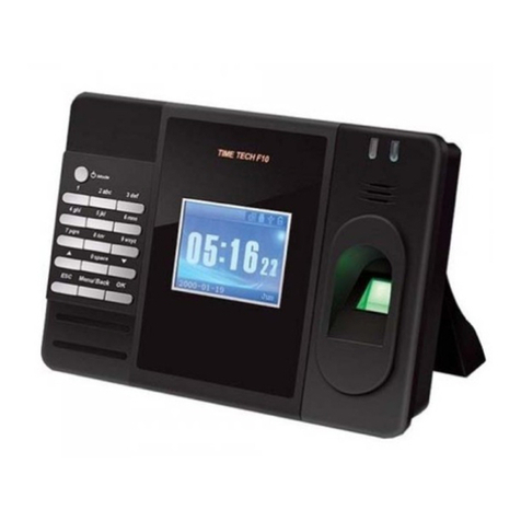 Time Tech F10 Hardware manual Time Tech F10 Hardware manual