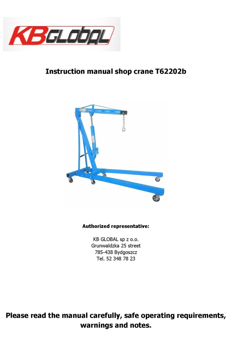 KB GLOBAL T62202b instruction manual
